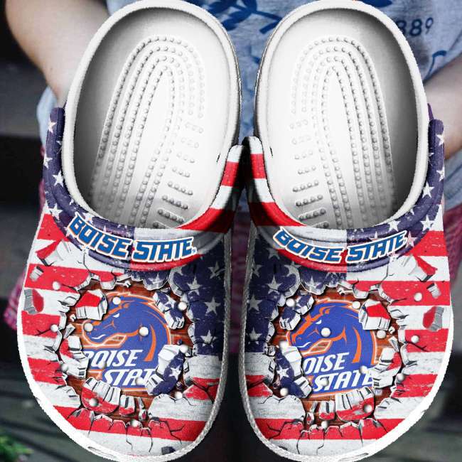 Crocs outfit - boise state america flag crocs crocband clogs - 263 Crocs Outfit