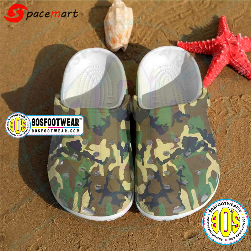 Crocs outfit - camo crocs off road camouflage color clog shoes - 353 Crocs Outfit