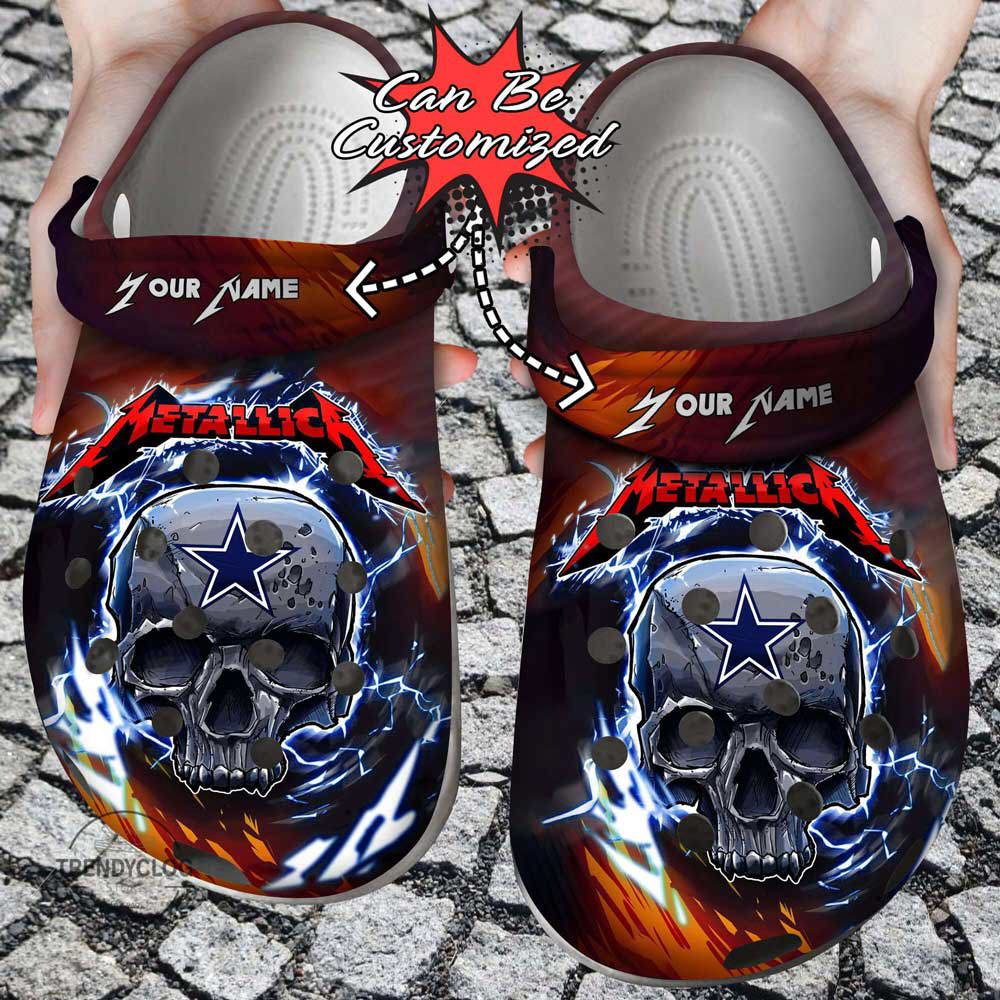 Crocs outfit - dallas cowboys crocs personalized skull lightning metallica clogs crocband shoes - 547 Crocs Outfit