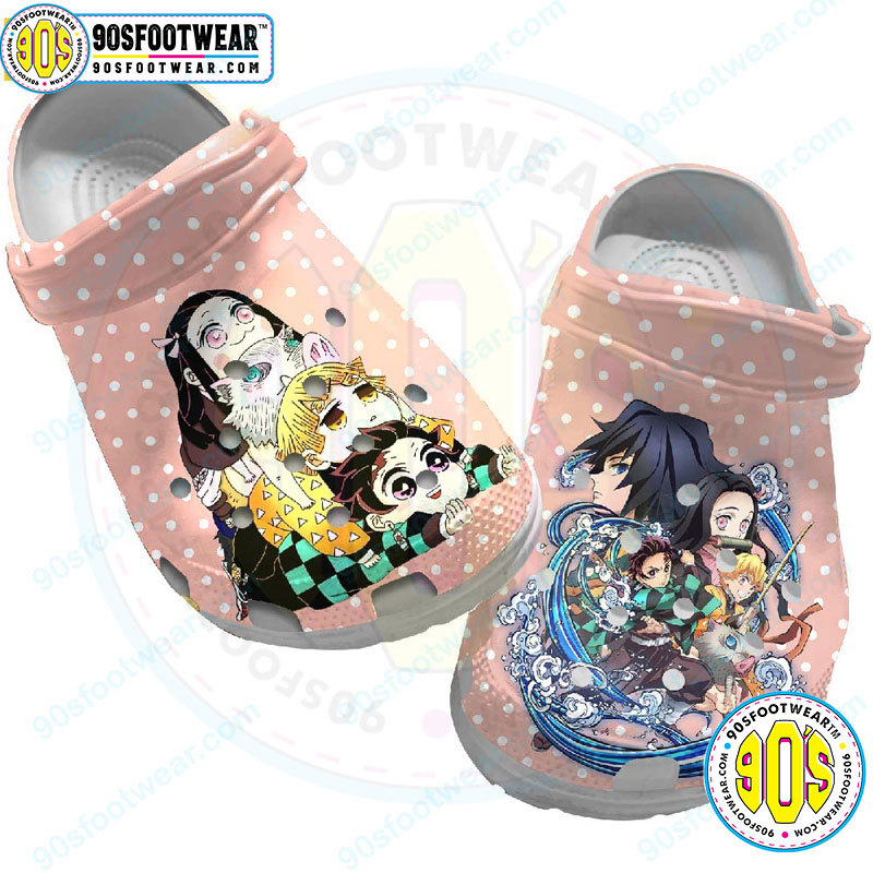 Crocs outfit - demon slayer crocs dots pattern and all characters in demon slayer anime clog shoes - 564 Crocs Outfit