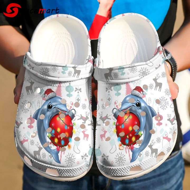 Crocs outfit - dolphin christmas crocs crocband clog shoes for men women - 630 Crocs Outfit