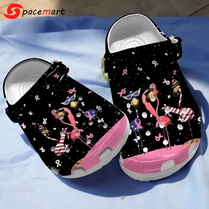 Crocs outfit - flamingo awareness breast cancer shoes christmas snow black crocs clogs crocband shoes - 717 Crocs Outfit