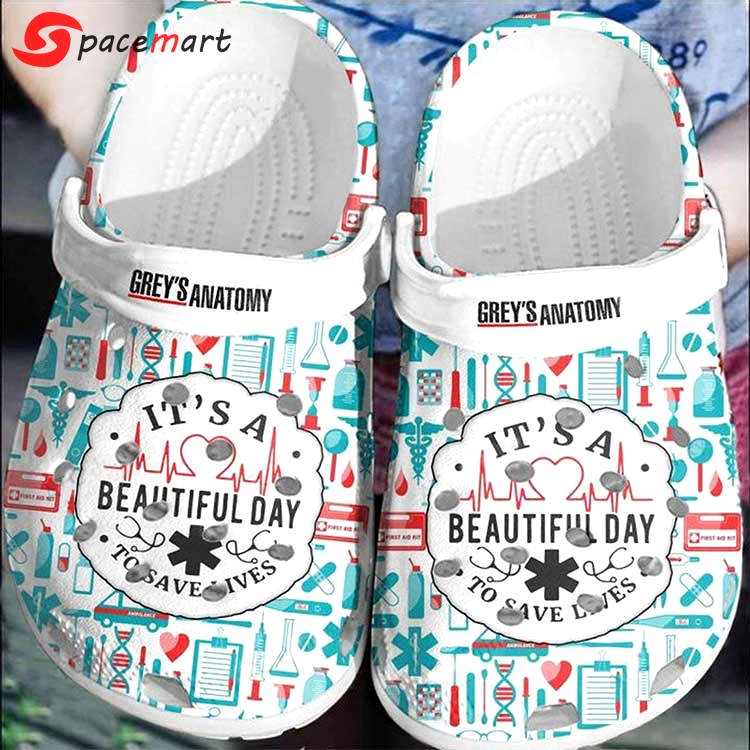 Crocs outfit - grey’s anatomy series crocs clogs shoes - 787 Crocs Outfit