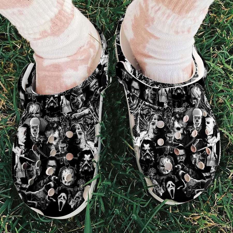 Crocs outfit - halloween all black horror characters crocs clogs crocband shoes - 813 Crocs Outfit