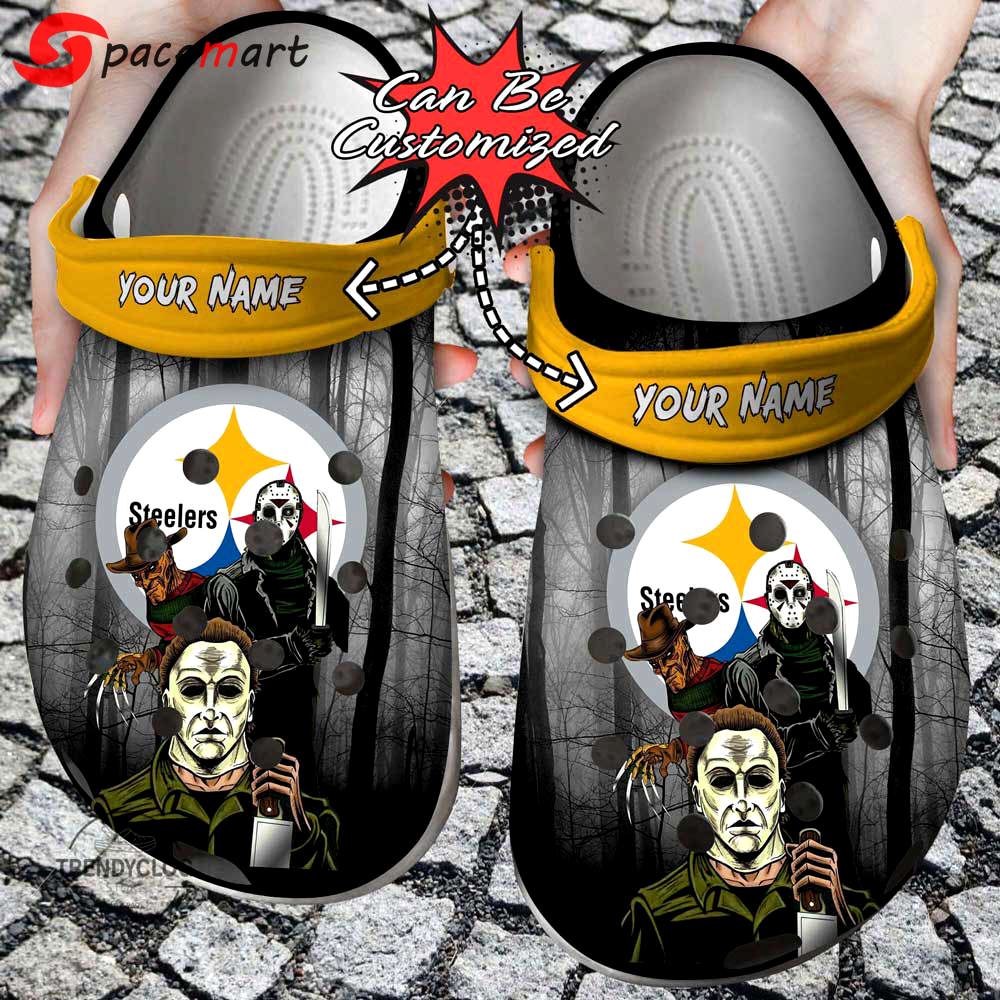 Crocs outfit - halloween crocs personalized pittsburgh steelers horror movie clogs crocband shoes - 986 Crocs Outfit