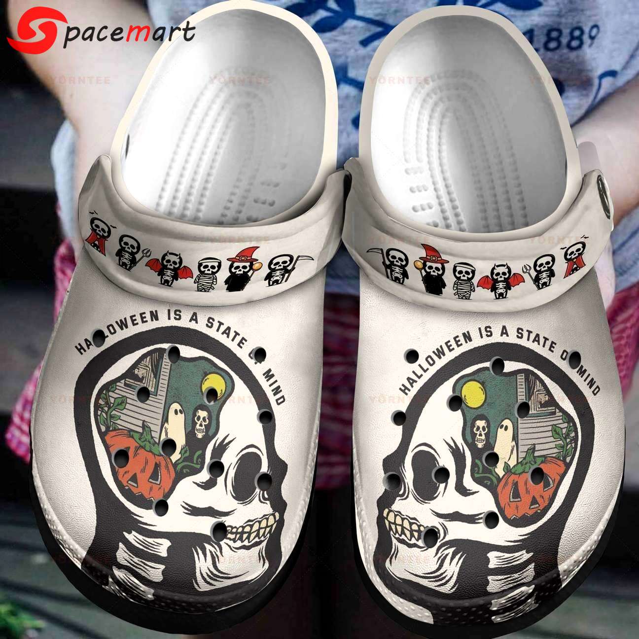 Crocs outfit - halloween is a state of mind crocs crocband clogs - 1053 Crocs Outfit