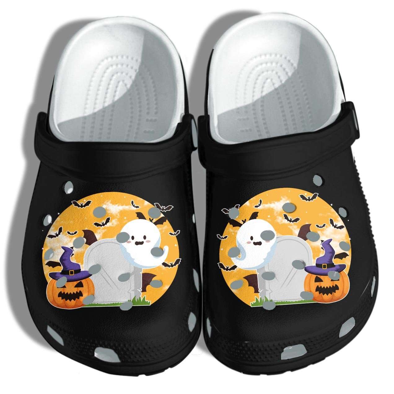 Crocs outfit - happy halloween with ghost crocs crocband clogs shoes - 1126 Crocs Outfit