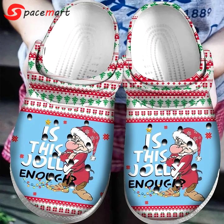 Crocs outfit - is this jolly enough grumpy dwarf ugly pattern christmas crocs crocband clog shoes for men women - 1285 Crocs Outfit