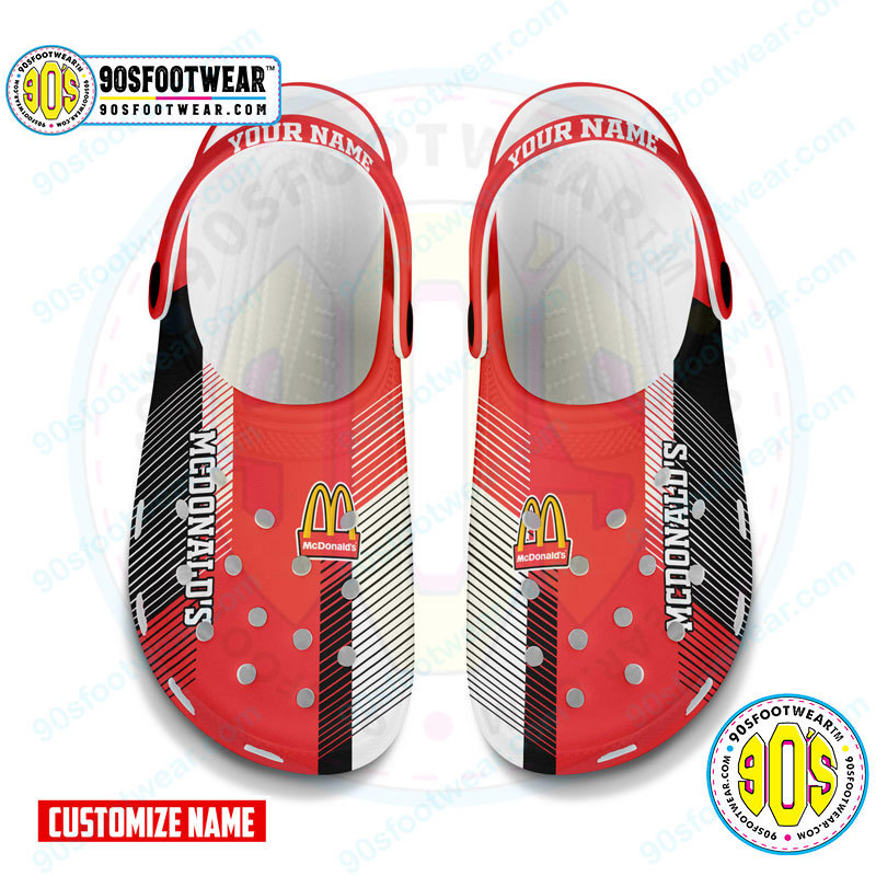 Crocs outfit - mcdonald personalized crocs custom name clog shoes - 1409 Crocs Outfit