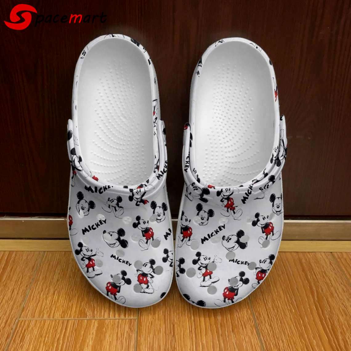 Crocs outfit - mickey mouse logo head white red disney graphic cartoon unisex crocs clogs crocband shoes - 1451 Crocs Outfit