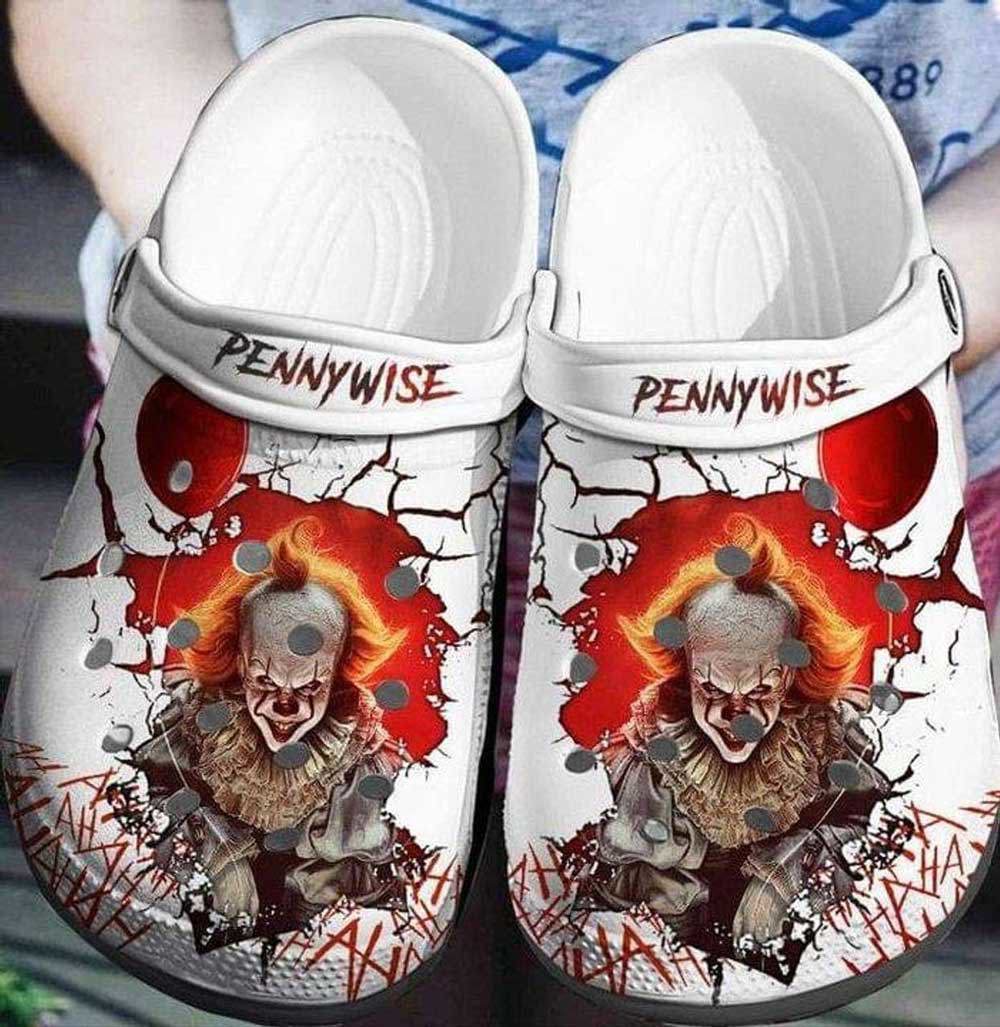 Crocs outfit - pennywise and red balloon art crocs crocband clogs shoes - 1602 Crocs Outfit