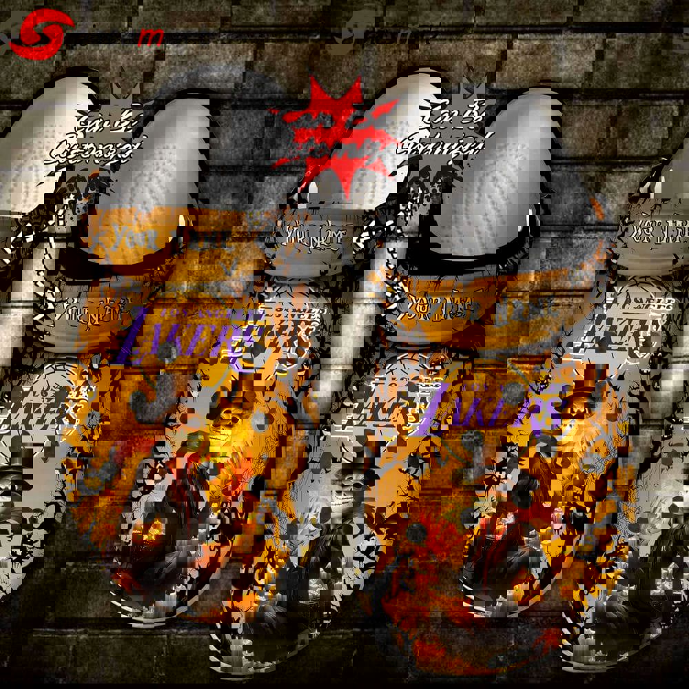 Crocs outfit - personalized los angeles lakers halloween light nightmare before christmas crocs clogs crocband shoes - 1762 Crocs Outfit