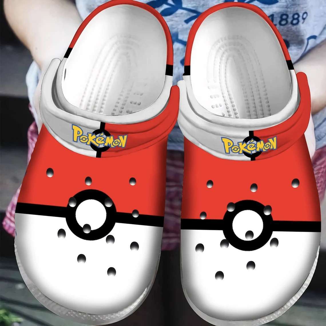 Crocs outfit - pokemon ball crocs shoes for pikachu fans clogs crocband shoes - 1884 Crocs Outfit