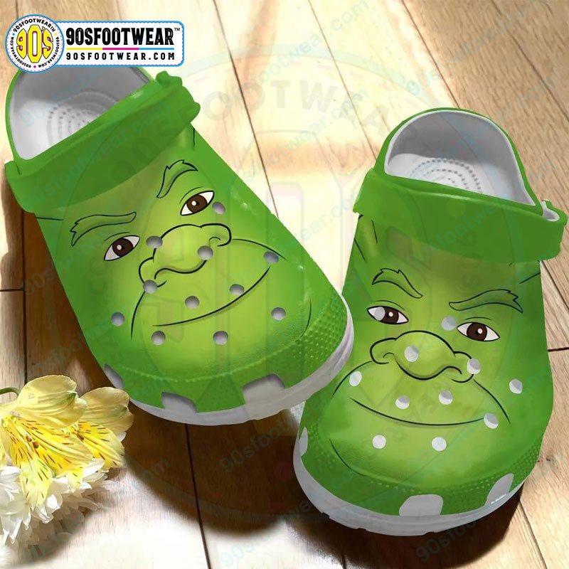 Crocs outfit - shrek crocs shrek face background fantasy comedy film clog shoes - 2008 Crocs Outfit