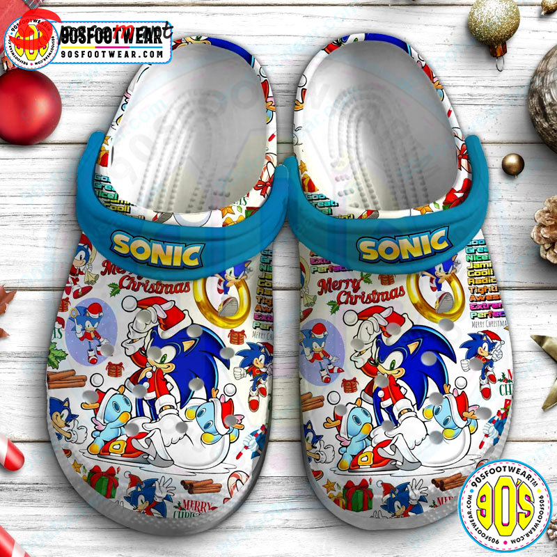 Crocs outfit - sonic crocs sonic the hedgehog game and movie christmas pattern clog shoes - 2027 Crocs Outfit