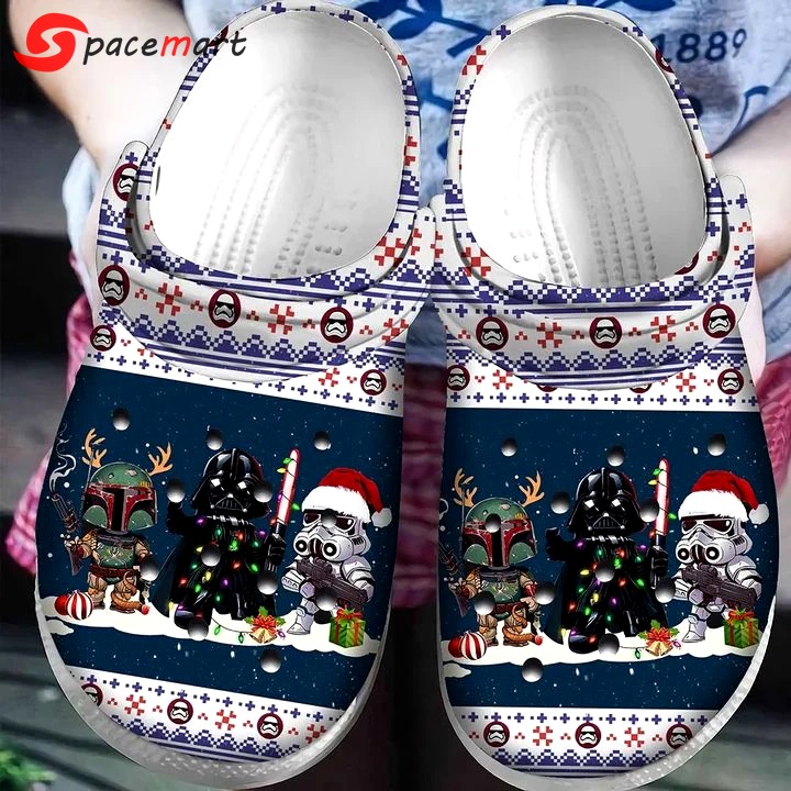 Crocs outfit - sw movie characters ugly pattern christmas crocs crocband clog shoes for men women - 2142 Crocs Outfit