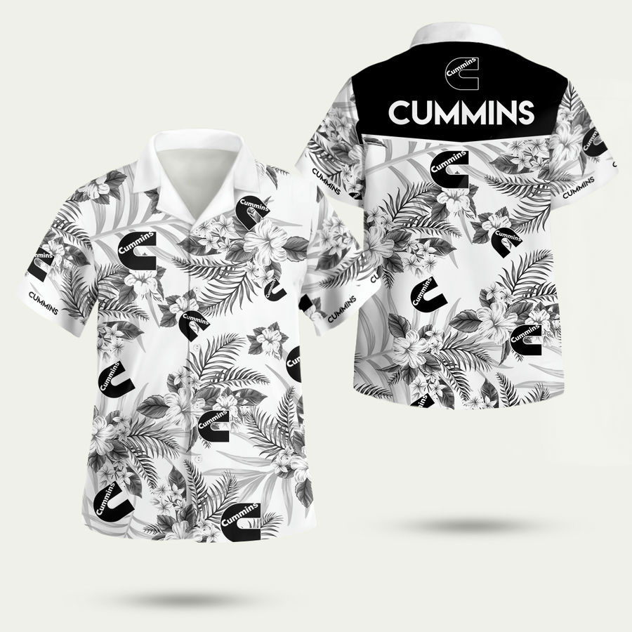 Cummins company hawaiian shirt Hawaii Shirt Shorts & Flip Flops