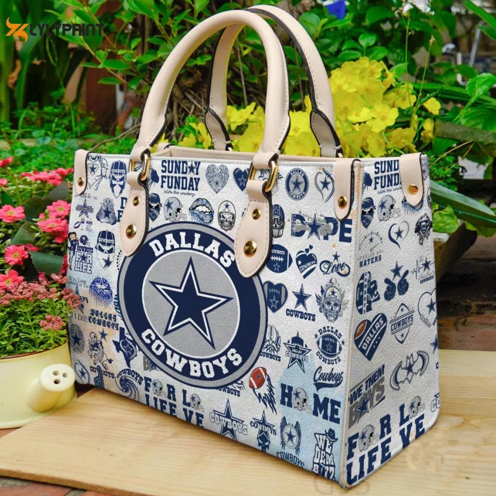 Dallas cowboys hand leather bag gift for women 2222 Women Leather Hand Bag