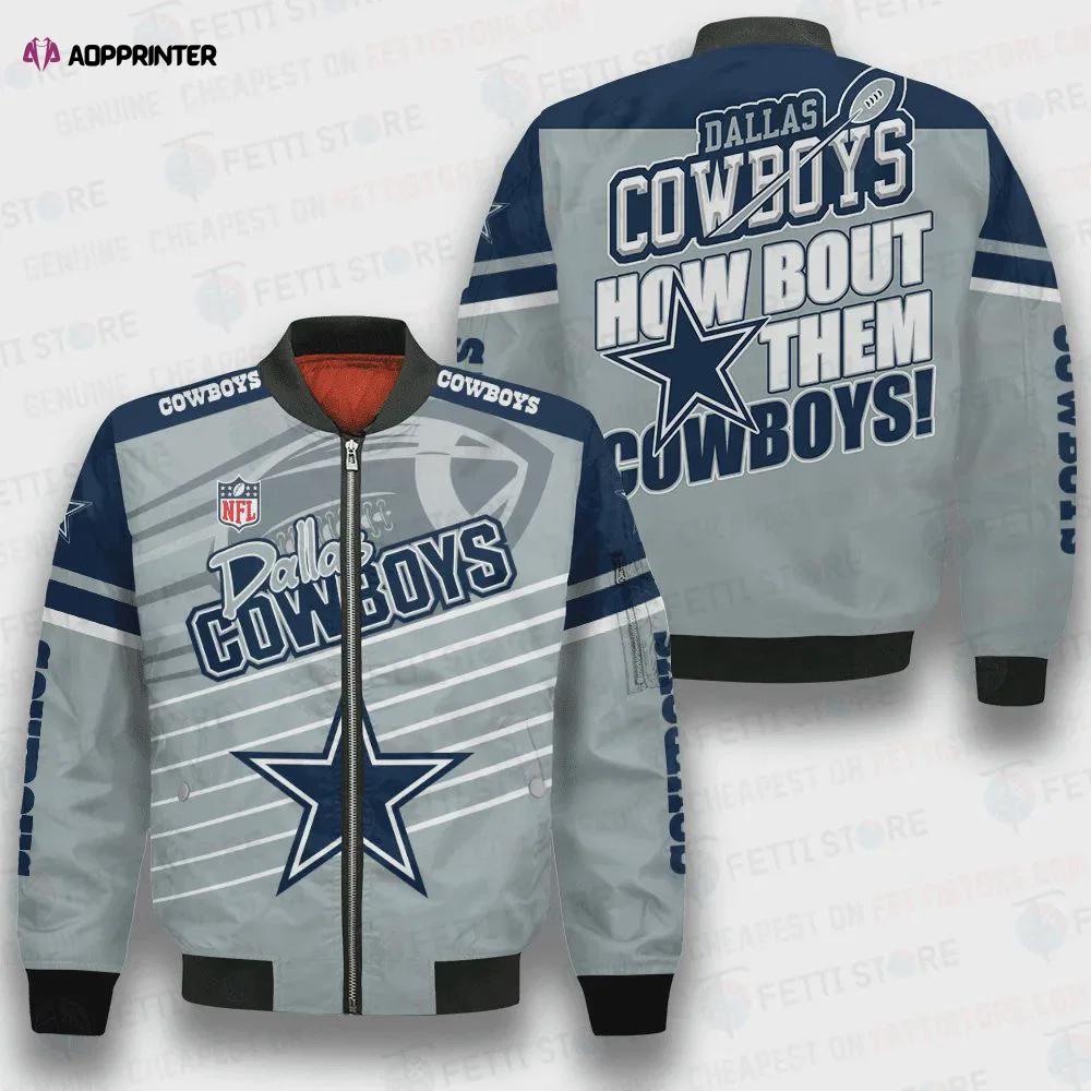 Dallas cowboys national football league 3d bomber jacket sh1 Bomber Jacket