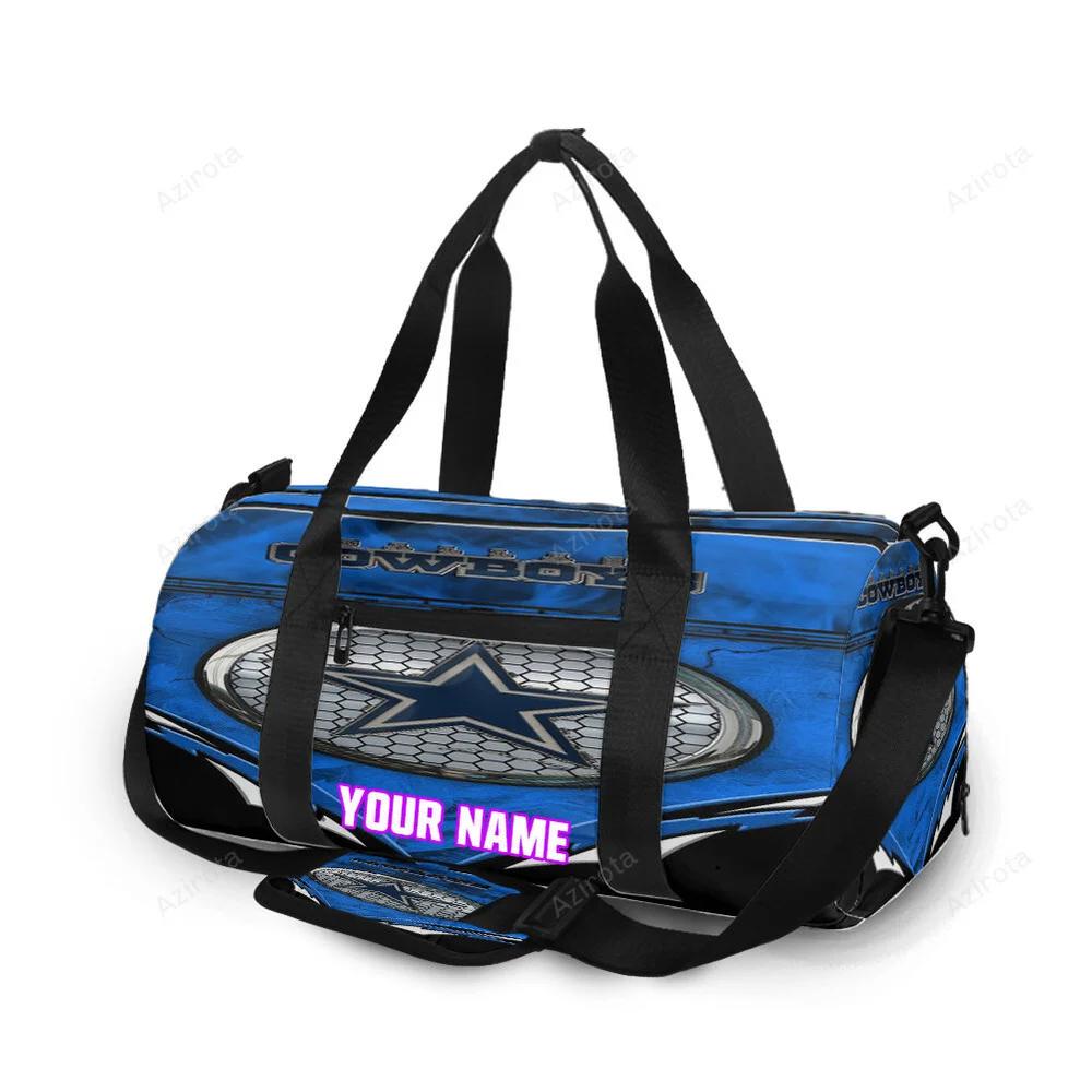 Dallas cowboys tear metal star personalized name travel bag gym bag 396 Travel Bag