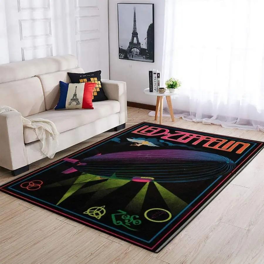 Damask colorful pattern print area rug living room rug home decor Rectangle Rug