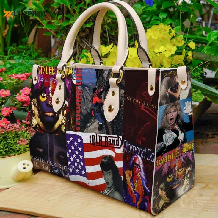 David lee roth leather handbag for women gift 2530 Women Leather Hand Bag