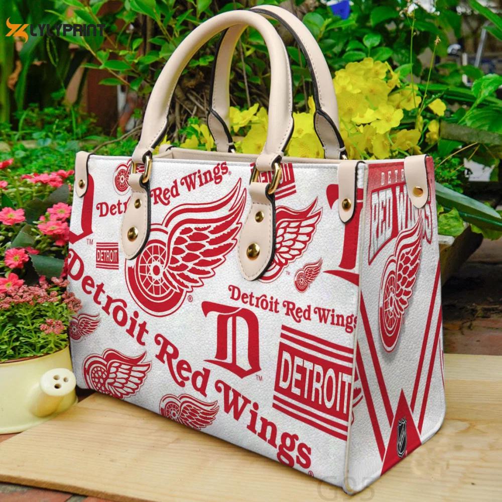 Detroit red wings a1 leather bag g95 1368 Women Leather Hand Bag