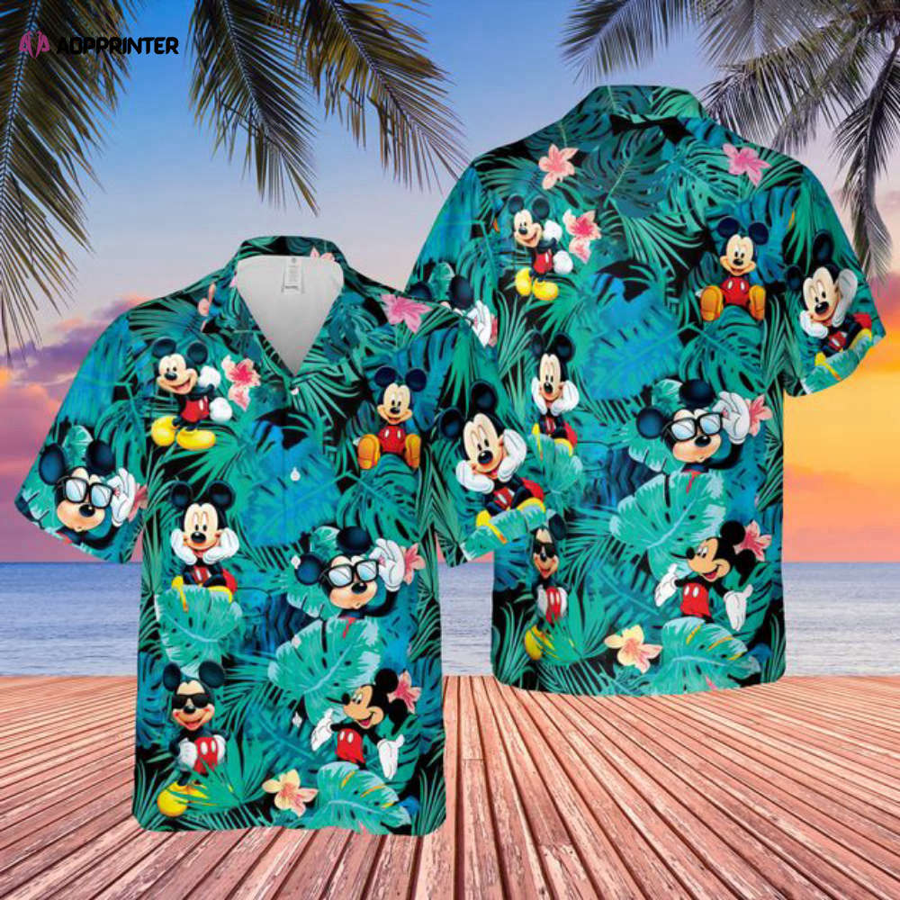 Disney mickey minnie mouse hawaiian shirt, summer beach trip family hawaiian shirt Hawaii Shirt