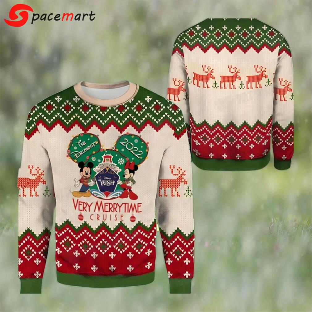 Disney very merrytime cruise ugly christmas sweater mickey mouse gifts Christmas Ugly Sweater