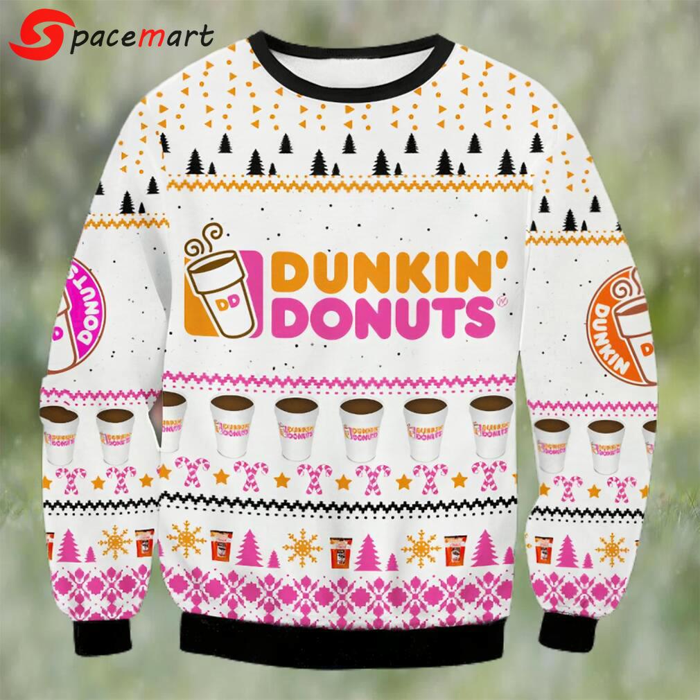 Dunkin donuts coffee christmas sweater Christmas Ugly Sweater