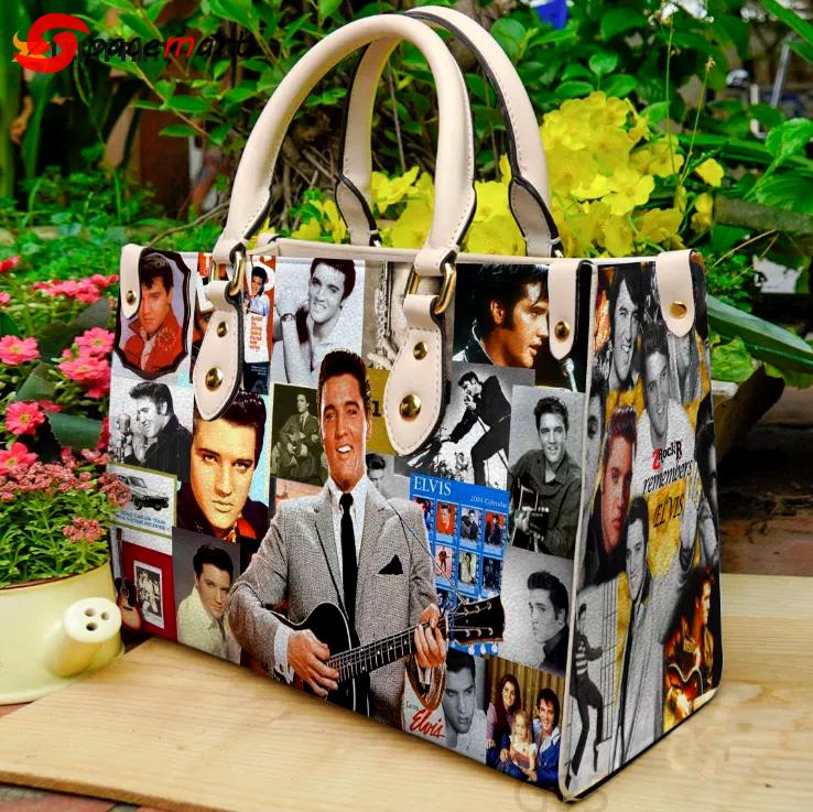 Elvis presley 1 leather handbag gift for women 4175 Women Leather Hand Bag