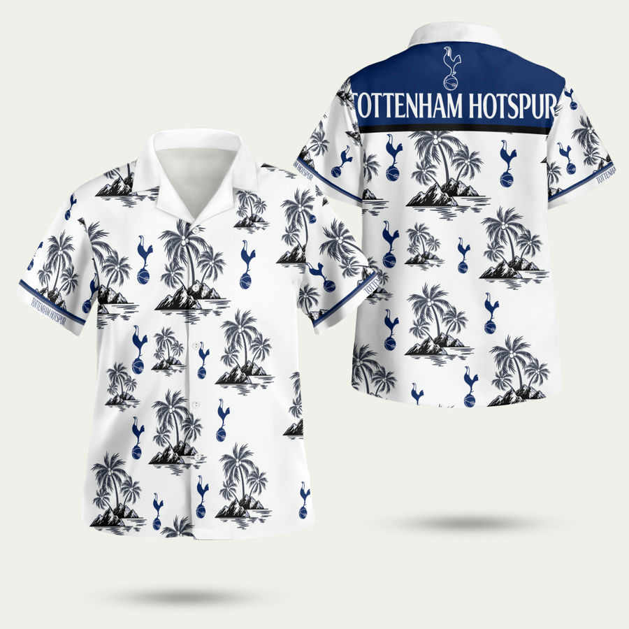 Epl tottenham hotspur floral hawaiian shirt Hawaii Shirt Shorts & Flip Flops