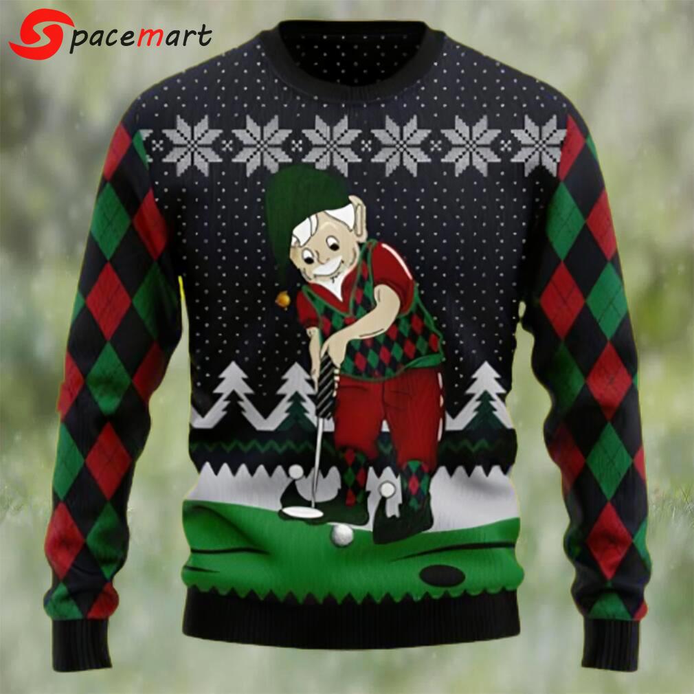 Funny golf lover ugly christmas sweater Christmas Ugly Sweater