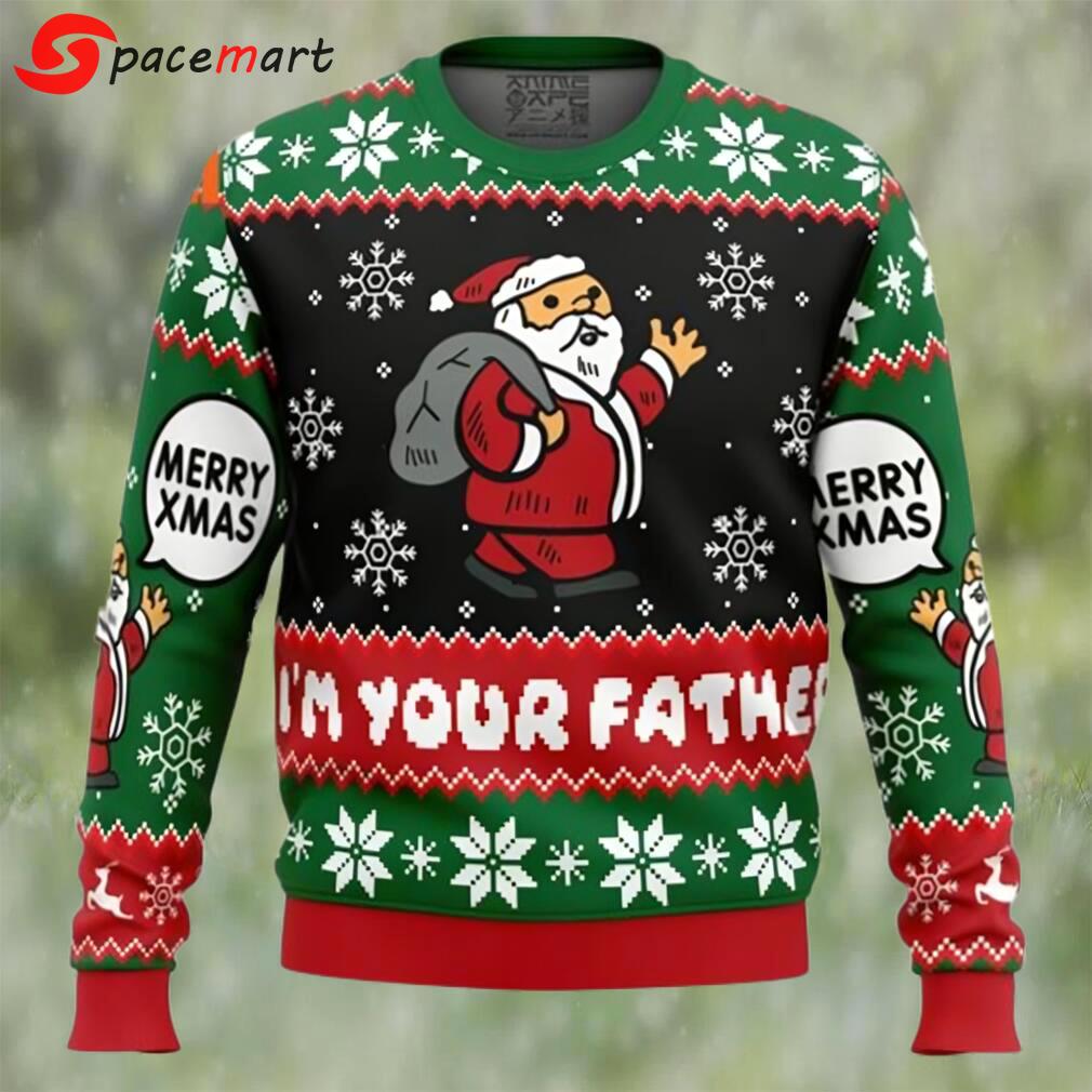 Funny xmas spoiler christmas santa claus ugly christmas sweater Christmas Ugly Sweater