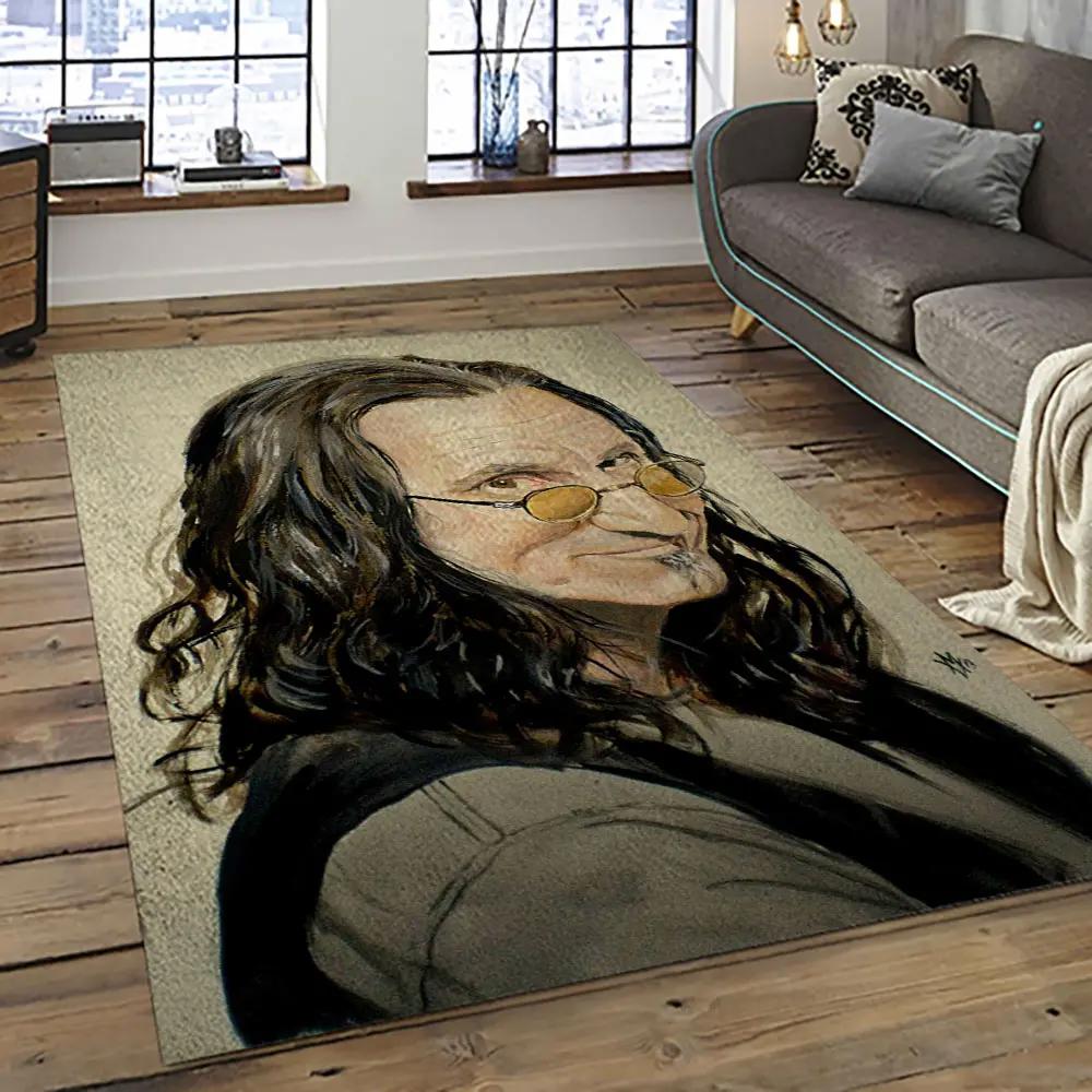 Geddy lee rapper hiphop music retangle carpet area rug home decor best gift for fan and friends gl14 Rectangle Rug