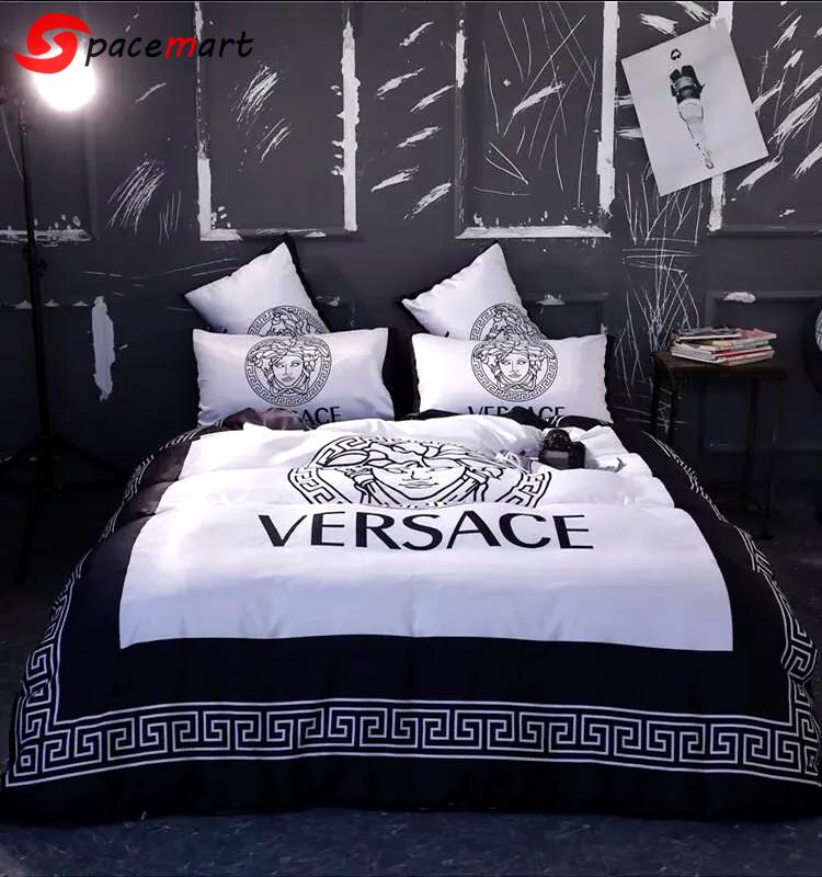 Gianni versace new luxury fashion brand bedding sets bedspread duvet cover set best luxury bed sets gift thankgivings and christmas Bedding Sets