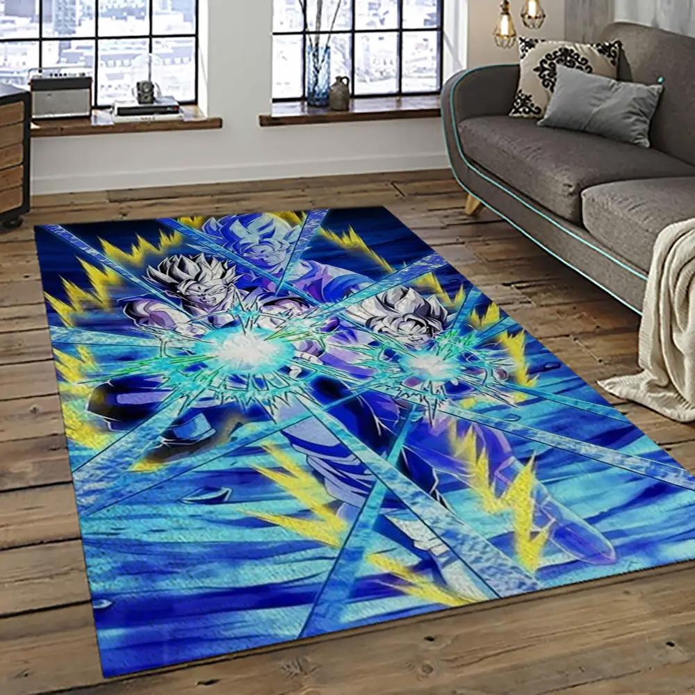 Goku characters cartoon movie carpet rectangle area rug for living room bedroom decor gku77 Rectangle Rug