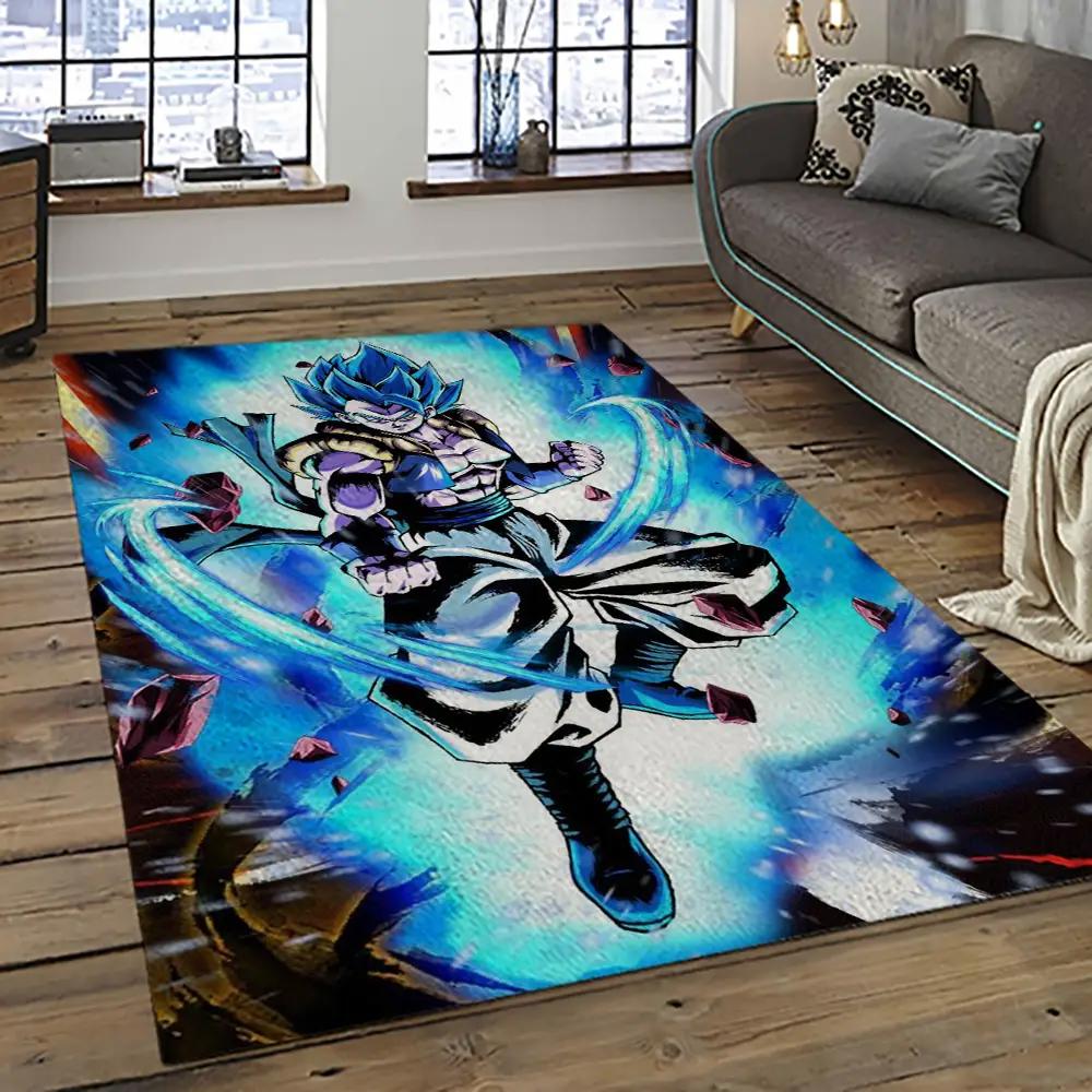Goku characters cartoon movie carpet rectangle area rug for living room bedroom decor gku79 Rectangle Rug
