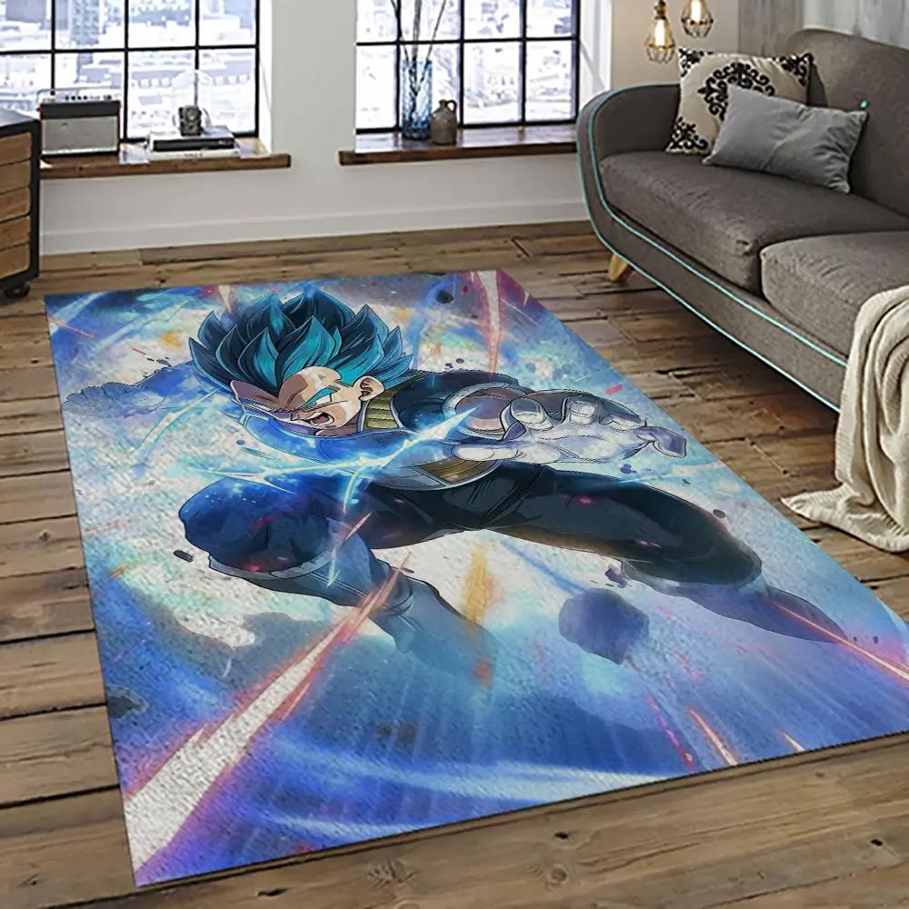Goku characters cartoon movie carpet rectangle area rug for living room bedroom decor gku90 Rectangle Rug