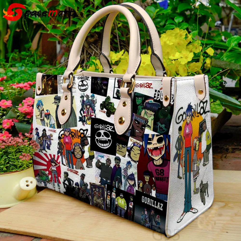 Gorillaz leather bag for women gift 2041 Women Leather Hand Bag