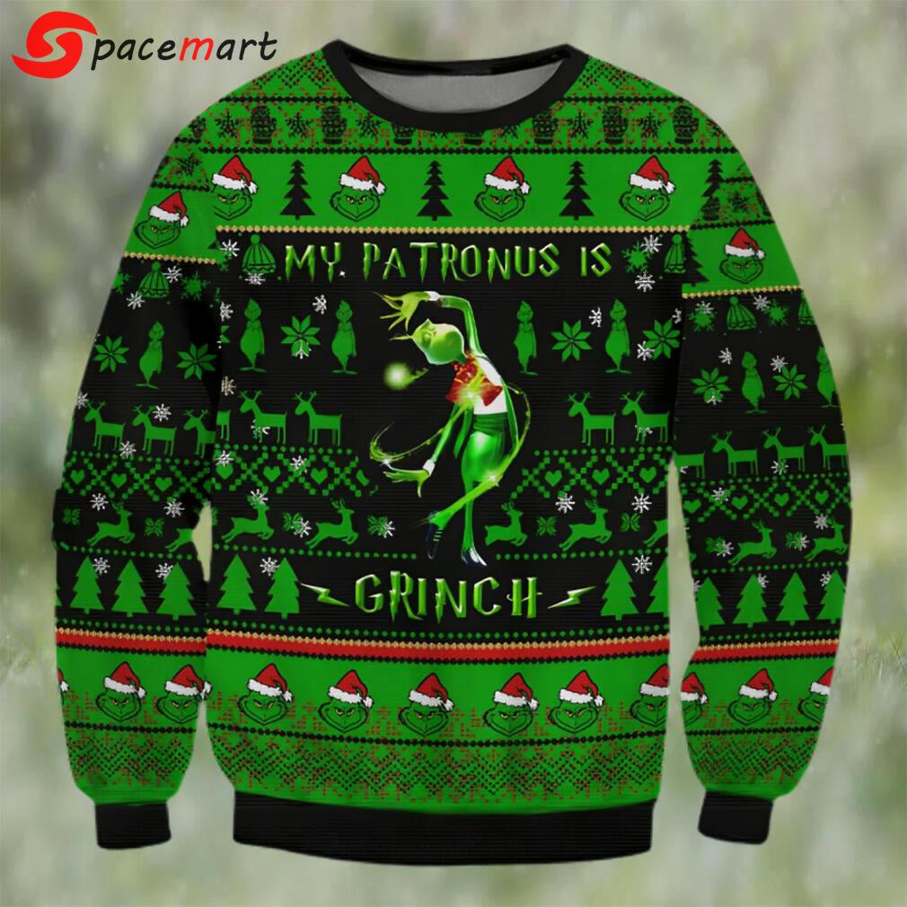 Grinch patronus ugly christmas sweater Christmas Ugly Sweater