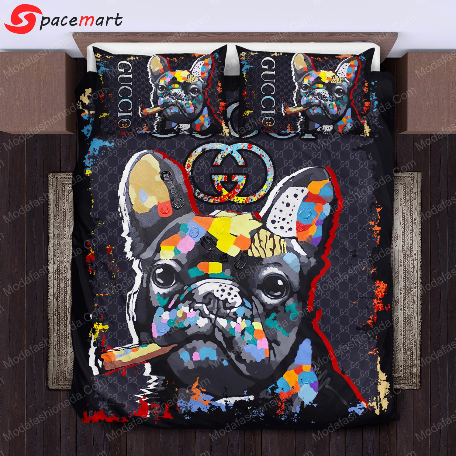 Gucci bulldogs bedding sets home decoration Bedding Sets