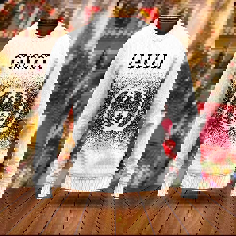 Gucci luxury ugly christmas sweaterhot 2025 style 239 Christmas Ugly Sweater