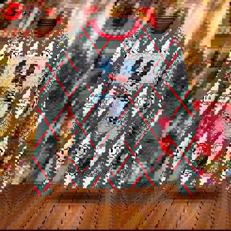 Gucci mickey mouse luxury ugly christmas sweater  hot 2024 style 149 Christmas Ugly Sweater