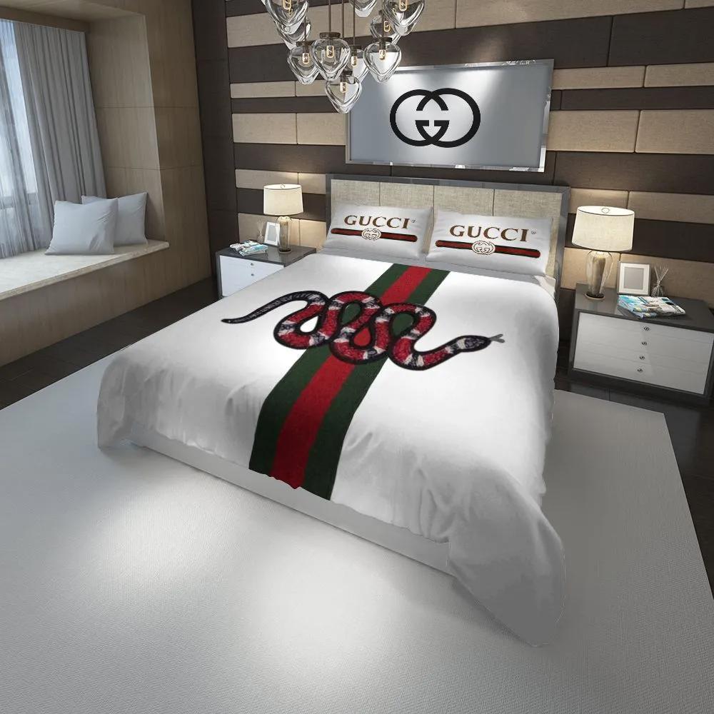 Gucci snake luxury brand high-end bedding set home decorations Bedding Sets