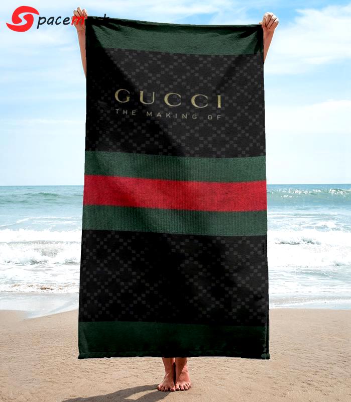 Gucci towel 4 soft cotton bath large beach towel hot 2023 item Beach Towel