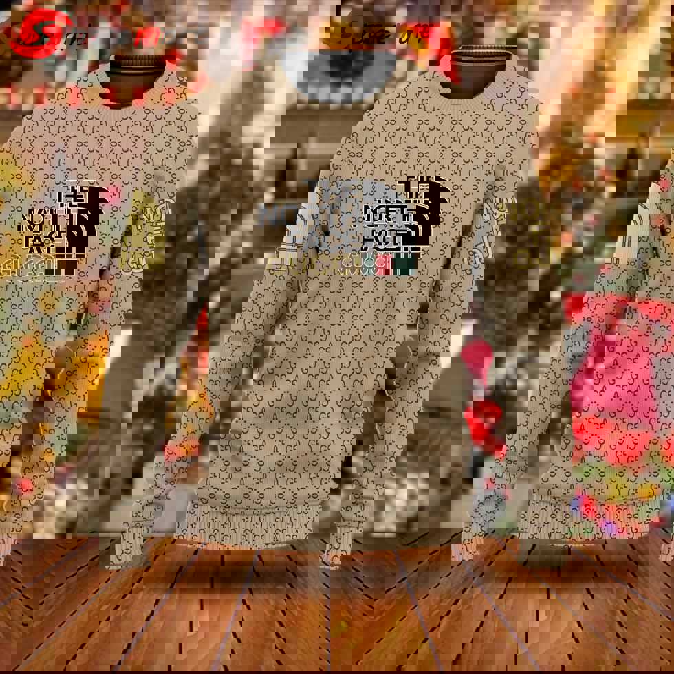 Gucci x the north face luxury ugly christmas sweater ucs1049 Christmas Ugly Sweater