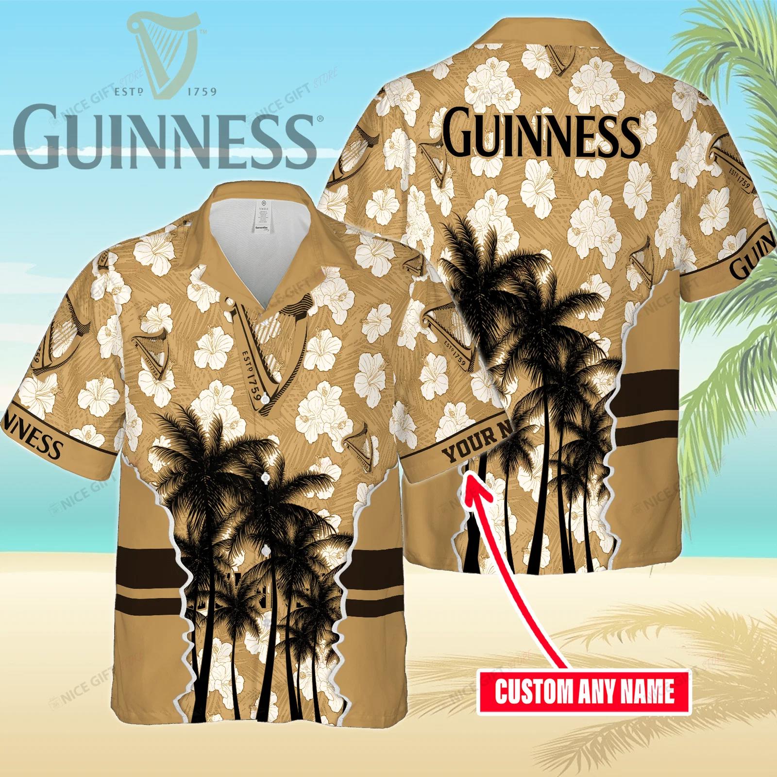 Guinness custom name hawaiian shirt for men and women Hawaii Shirt
