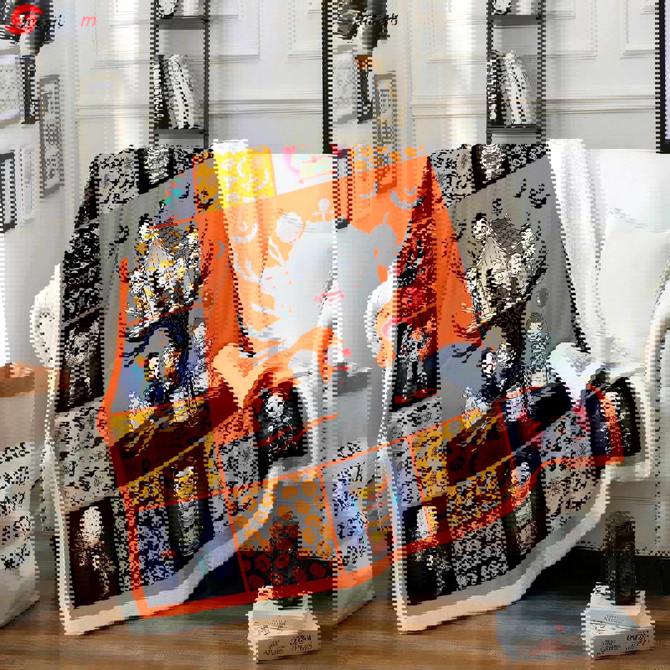 Halloween decorations character halloween horror quilt blanket fan made all season 3d Quilt Blanket