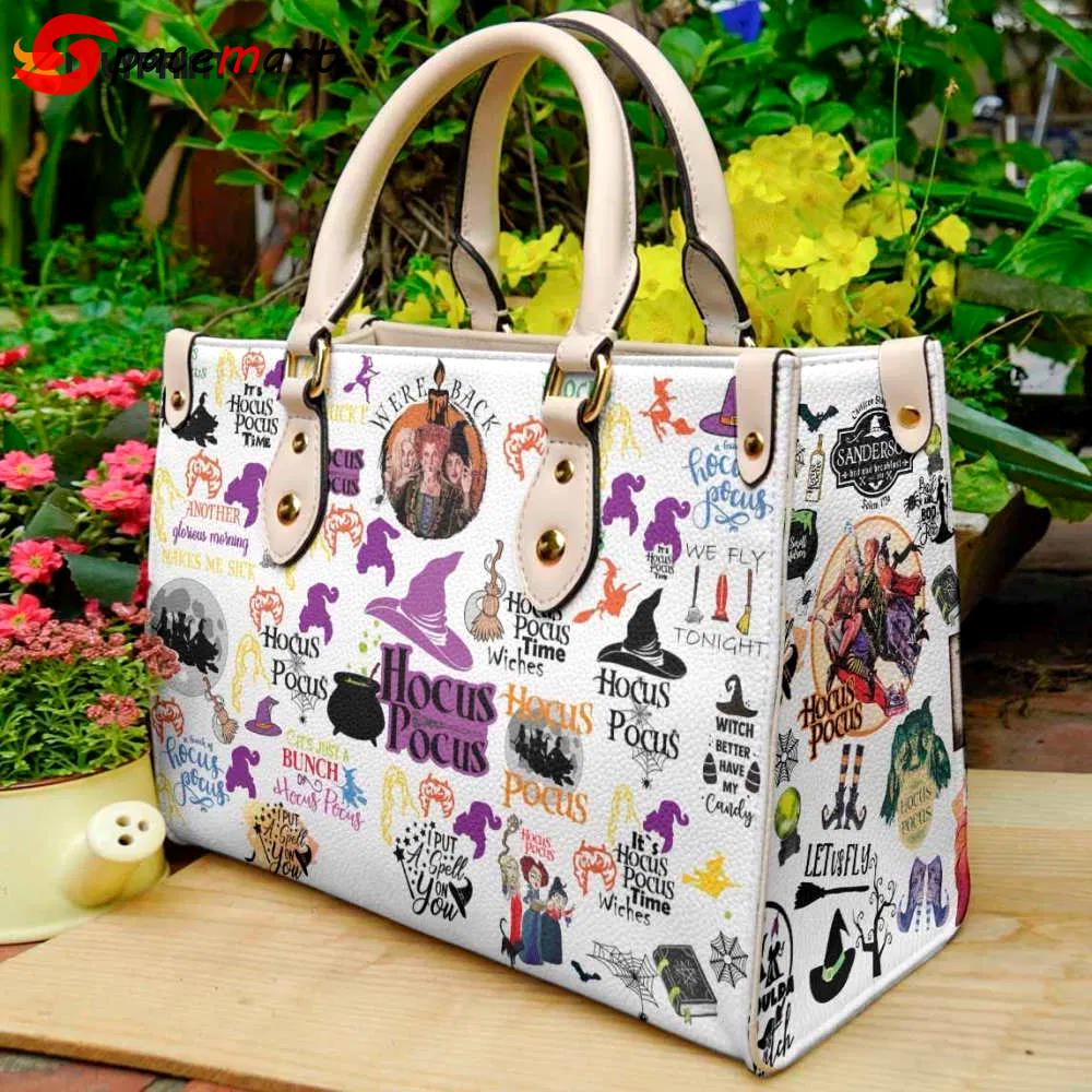 Hocus pocus leather bag for women gift 860 Women Leather Hand Bag